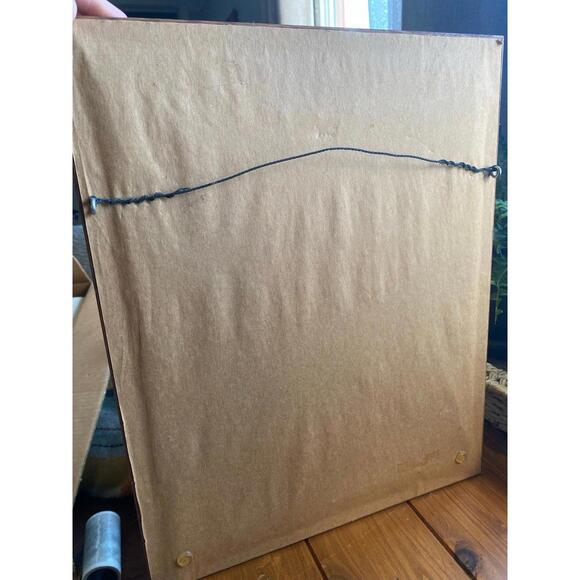 Framed Vintage Embroidered Floral Artwork – Flowers & Butterfly - Picture 4 of 4